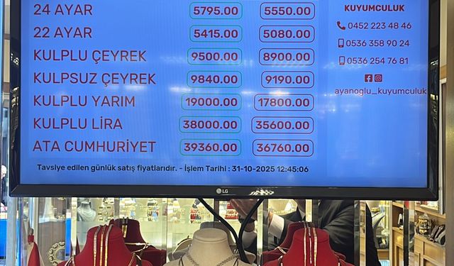 ALTIN HAFTAYA 5.415 TL İLE BAŞLADI