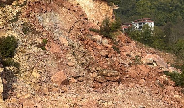 FATSA’DAKİ TAŞ OCAĞINDA ÇALIŞMALAR DURDURULDU