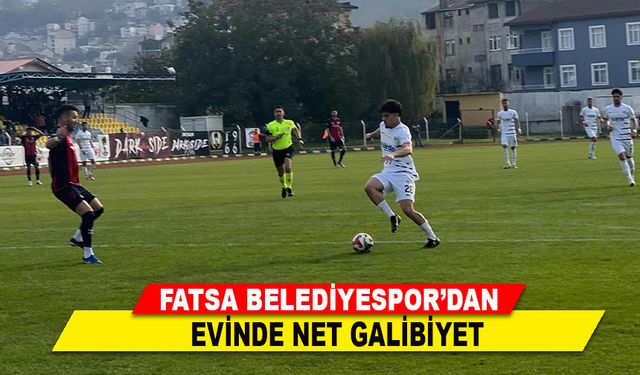Fatsa Belediyespor’dan  Evinde Net Galibiyet