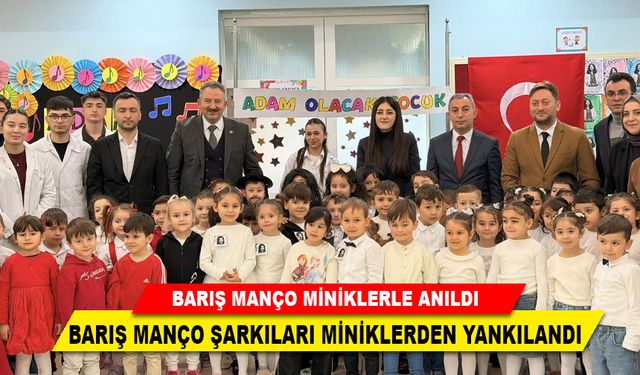 barış manço miniklerle anıldı