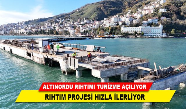 Rıhtım Projesi Hızla  İlerliyor