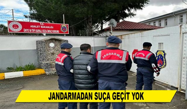 JANDARMADAN SUÇA GEÇİT YOK