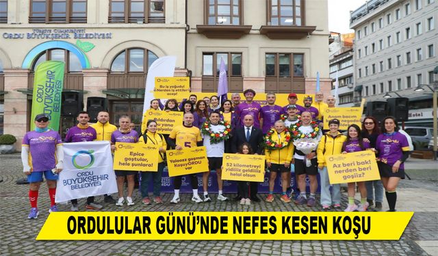 ORDULULAR GÜNÜ’NDE NEFES KESEN KOŞU