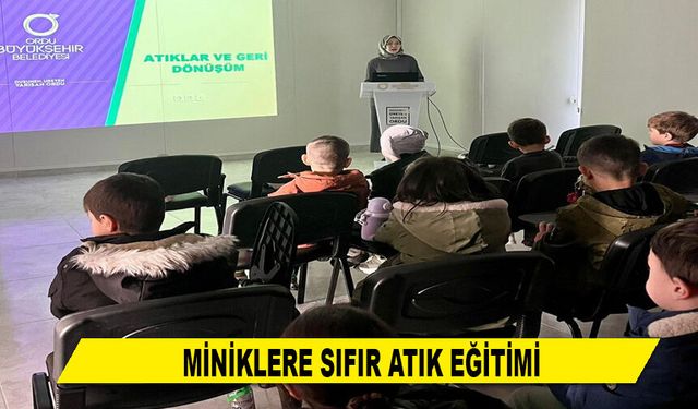 MİNİKLERE SIFIR ATIK EĞİTİMİ