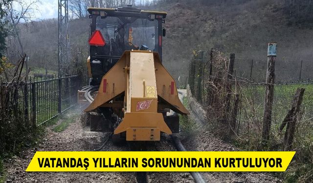 VATANDAŞ YILLARIN SORUNUNDAN KURTULUYOR