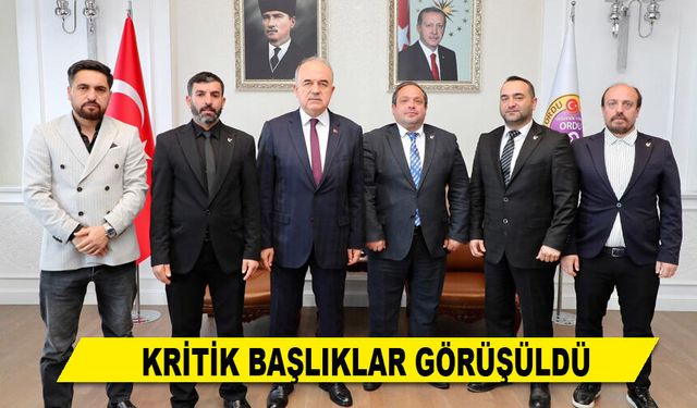 KRİTİK BAŞLIKLAR GÖRÜŞÜLDÜ