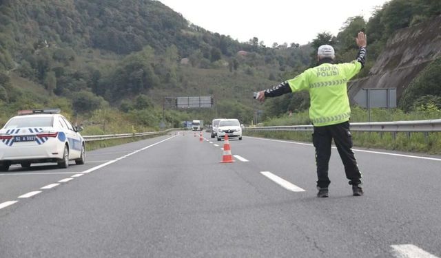 Ordu'da Bir Haftada 2 Bin 657 Sürücüye Ceza