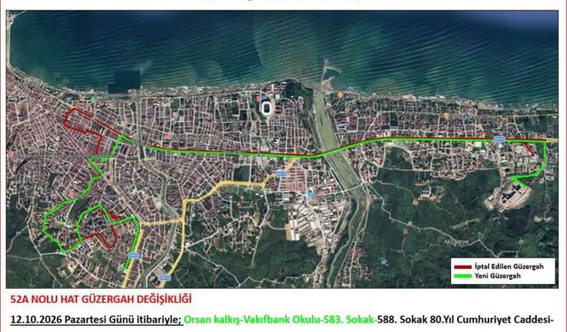 ORDU ŞEHİR HASTANESİ’NE ULAŞIMDA YENİ DÜZENLEME