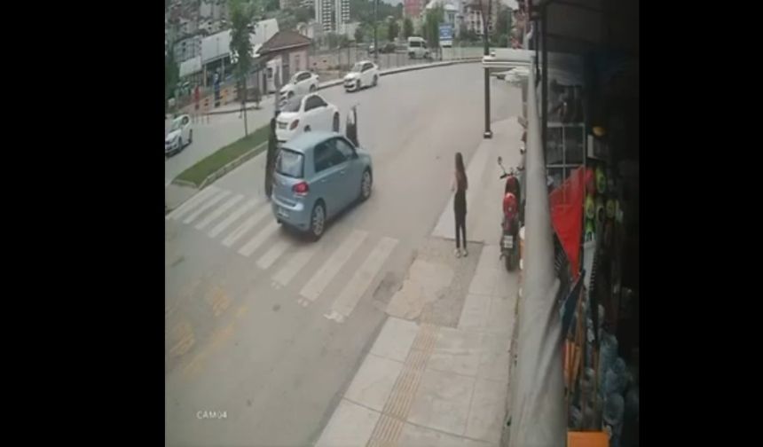 YAYA GEÇİDİNDE FACİDAN DÖNÜLDÜ