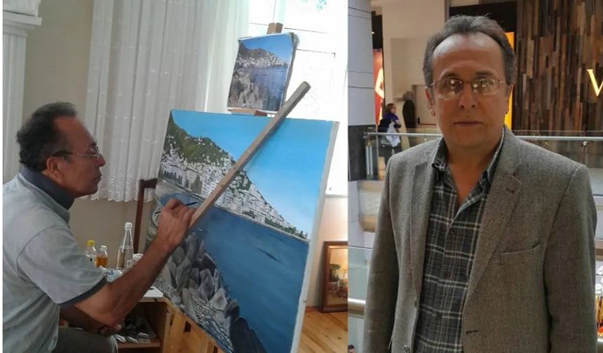 KÖYDE SANAT BULUŞMASI: SEYFETTİN AKYILDIZ’IN YAĞLI BOYA SERGİSİ ŞIHLAR’DA AÇILDI