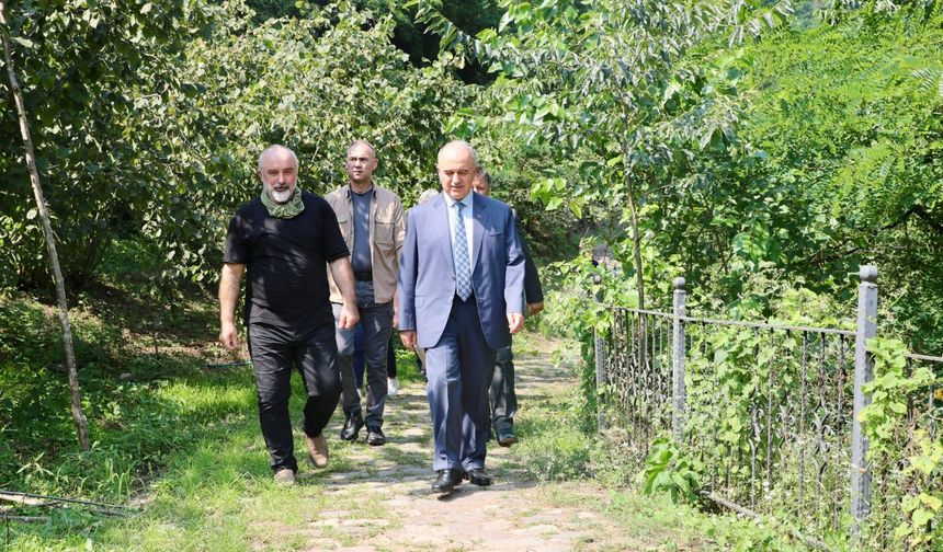 VALİ EROL, KÜPKAYA KANYONU’NUNDA İNCELEMEDE BULUNDU