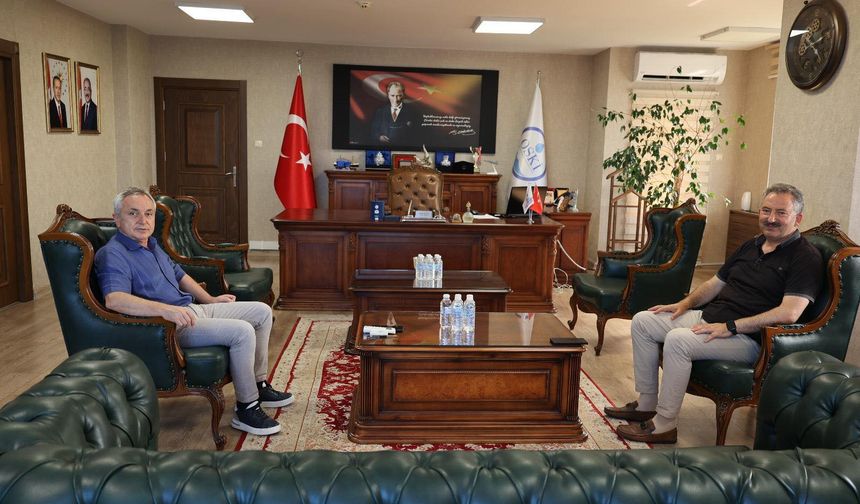 İZZET GÜNDOĞAR’DAN OSKİ GENEL MÜDÜRÜ MURAT US’A ZİYARET