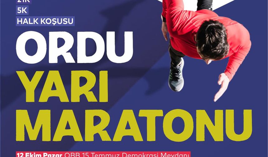SPOR KENTİ ORDU, YARI MARATON HEYECANINA HAZIR