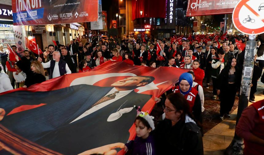 CUMHURİYETİN 102. YILI ORDU’DA COŞKUYLA KUTLANDI