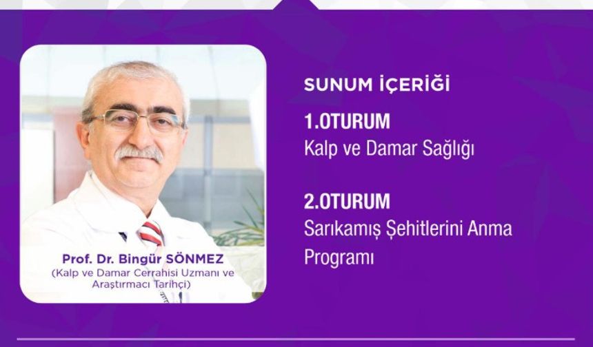 KALP VE DAMAR SAĞLIĞINA DAİR BİLİNÇLENDİREN KONFERANS