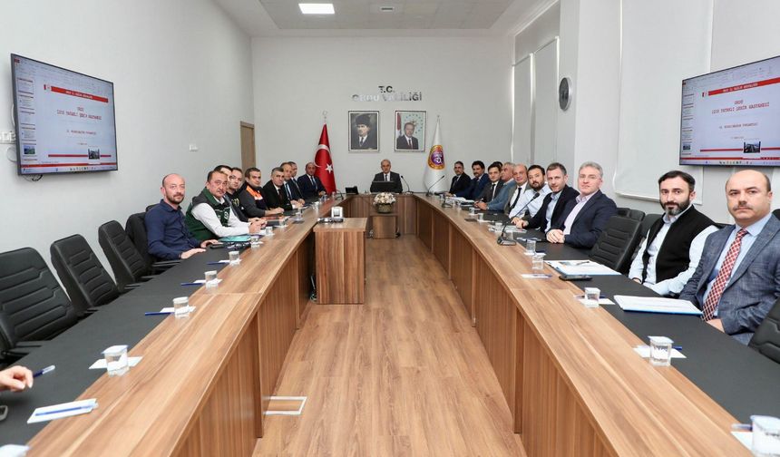 ŞEHİR HASTANESİ KOORDİNASYON TOPLANTISI YAPILDI