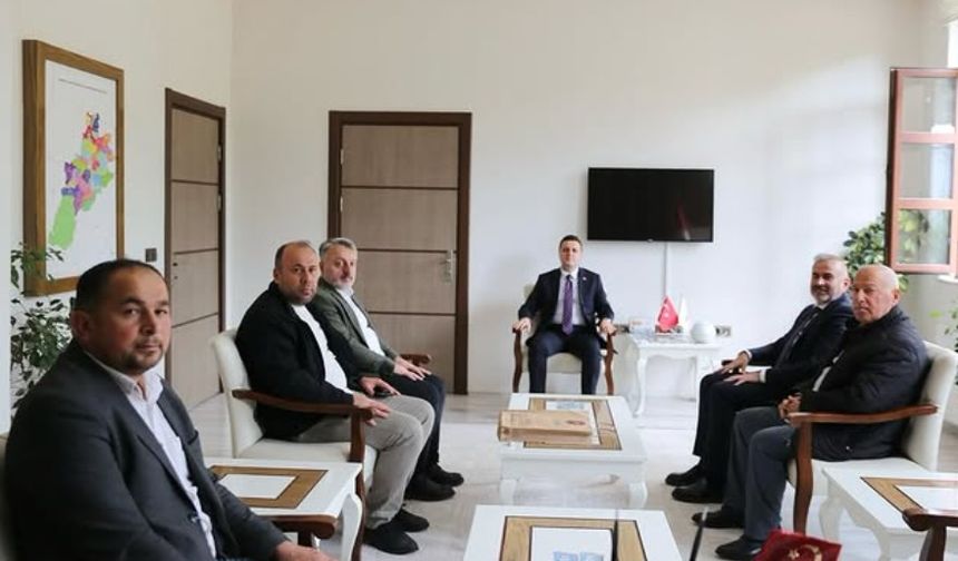 BAŞKAN YALÇUVA’DAN KAYMAKAM GÖKALP’E ZİYARET