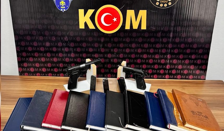 ÜNYE’DE KAÇAK SİLAH VE UYUŞTURUCU OPERASYONU: 2 KİŞİ TUTUKLANDI