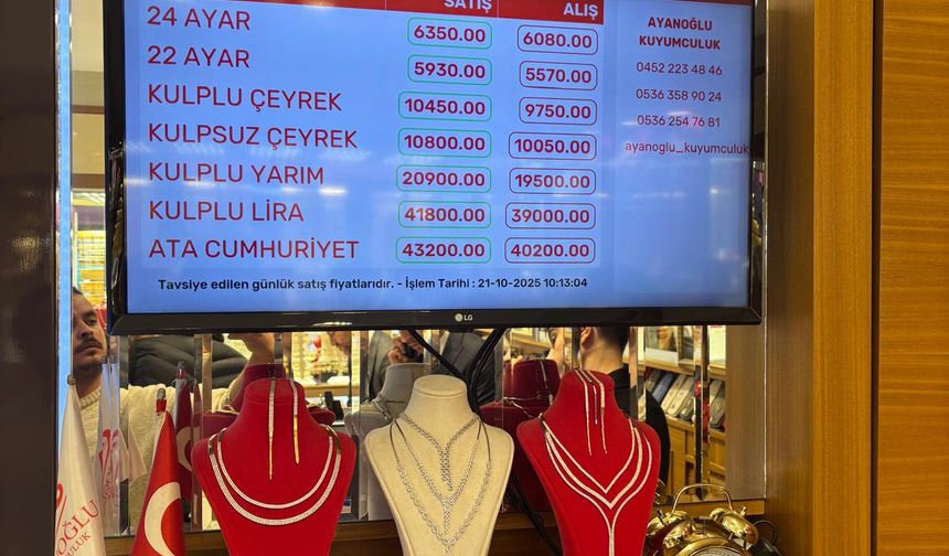 GRAM ALTIN BİR GÜNDE 100 TL ARTTI