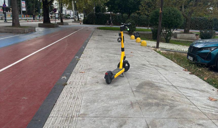 VATANDAŞIN SCOOTER İSYANI