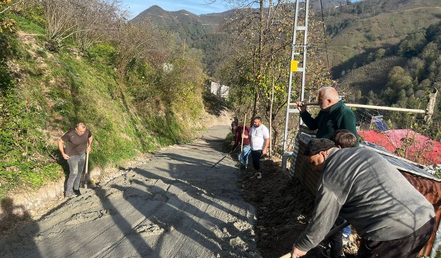 Bahtiyarlar’da Yol Çalışması Başladı
