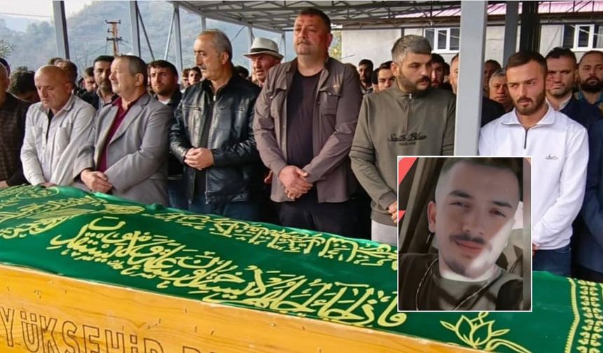 GENÇ İŞ MAKİNESİ OPERATÖRÜ SON YOLCULUĞUNA UĞURLANDI