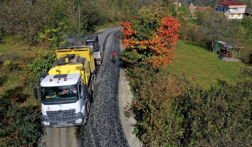 PERŞEMBE TEPEKÖY MAHALLESİ ASFALTLANDI