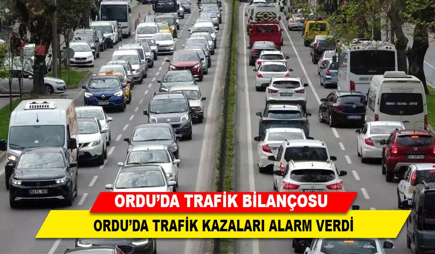Ordu’da Trafik Kazaları Alarm Verdi
