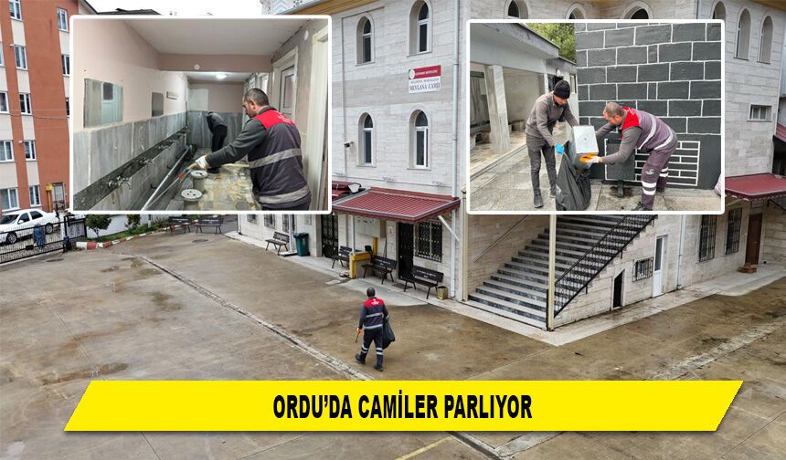 ORDU'DA CAMİLER PARLIYOR