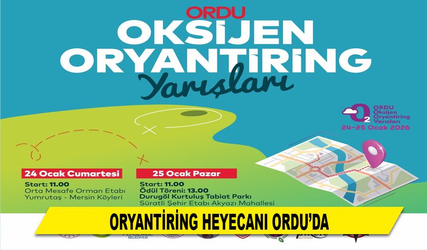 ORYANTİRİNG HEYECANI ORDU'DA