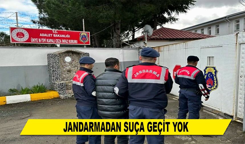 JANDARMADAN SUÇA GEÇİT YOK