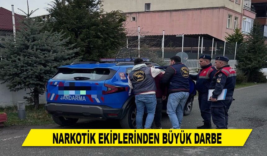 NARKOTİK EKİPLERİNDEN BÜYÜK DARBE