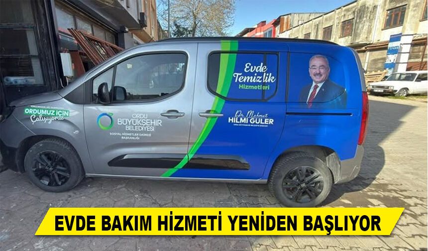 EVDE BAKIM HİZMETİ YENİDEN BAŞLIYOR