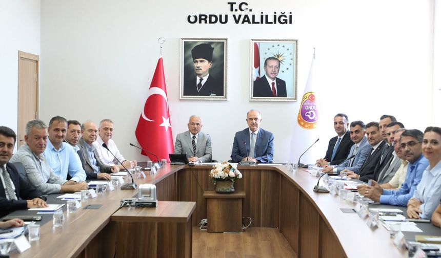 Ordu'da İstihdam Ve Mesleki Eğitim Toplantısı Yapıldı