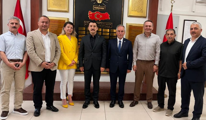 Türkiye Kamu-Sen'den Kaymakam Akeller'e Ziyaret