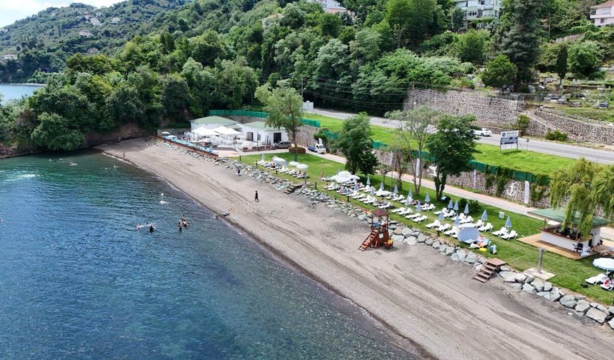 Aktaş Plajı Yazın Gözdesi Oldu