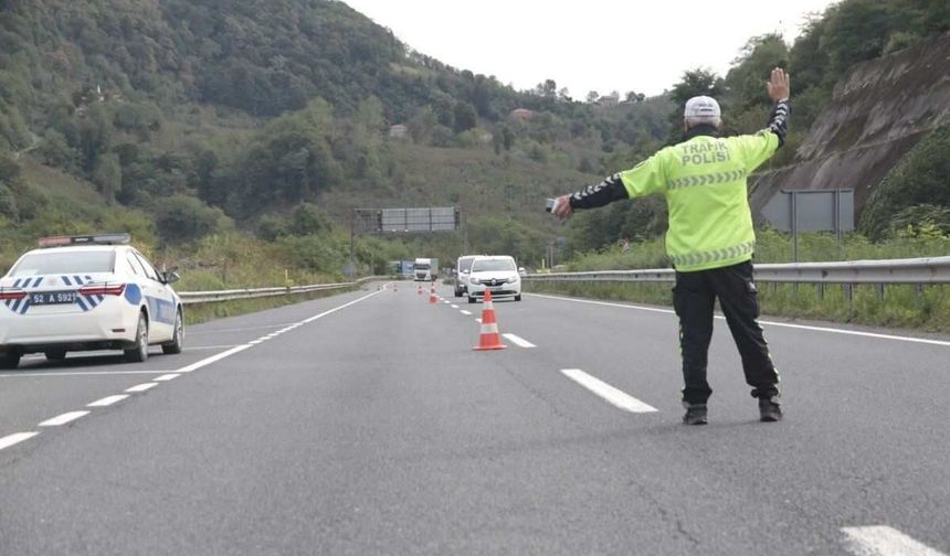 Ordu'da Bir Haftada 2 Bin 657 Sürücüye Ceza