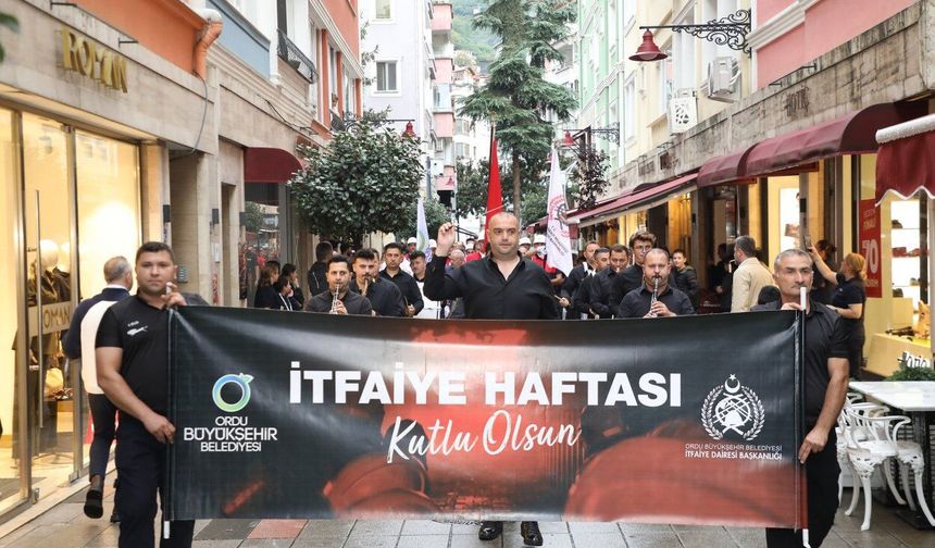 İTFAİYE HAFTASI KUTLANDI