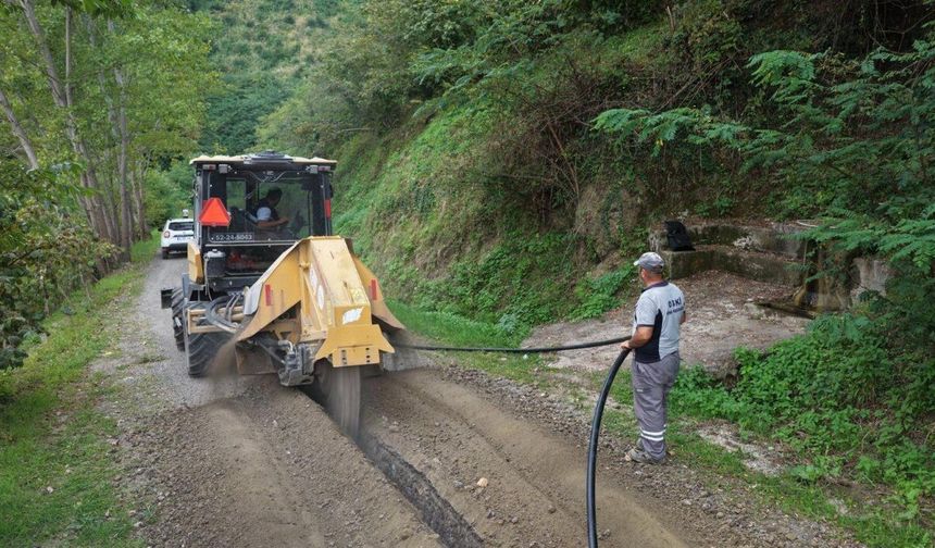 FATSA’DA 1.400 METRELİK İÇME SUYU HATTI YENİLENDİ