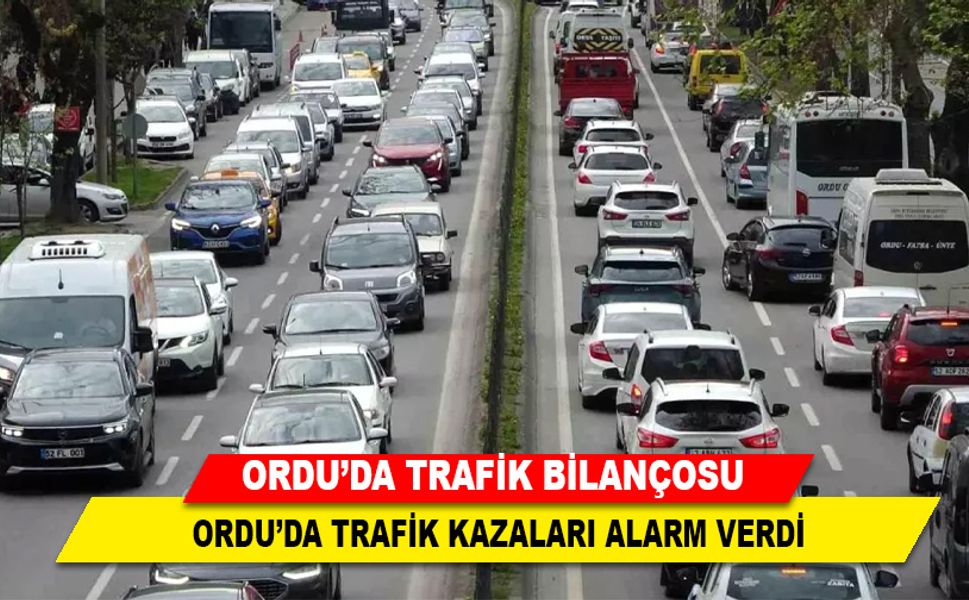 Ordu’da Trafik Kazaları Alarm Verdi