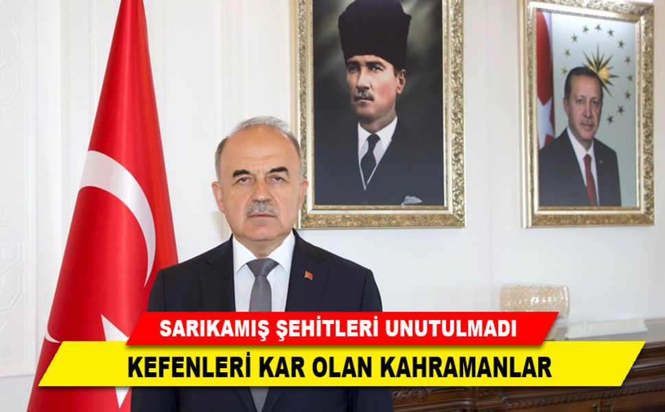 SARIKAMIŞ ŞEHİTLERİ UNUTULMADI