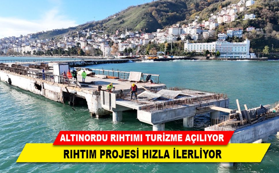 Rıhtım Projesi Hızla  İlerliyor