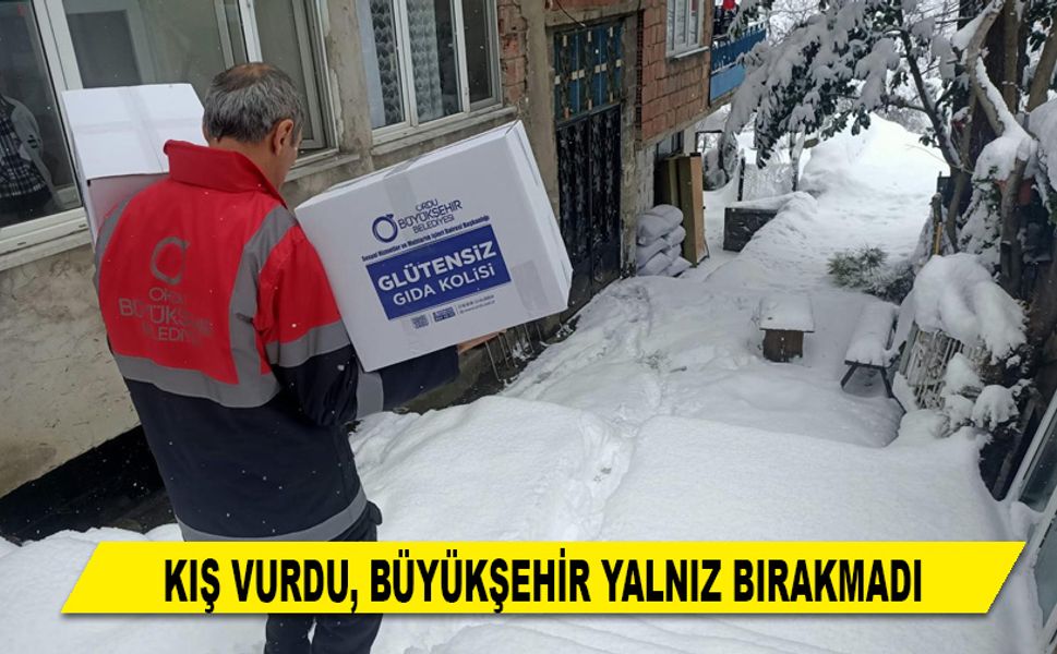 KIŞ VURDU, BÜYÜKŞEHİR YALNIZ BIRAKMADI