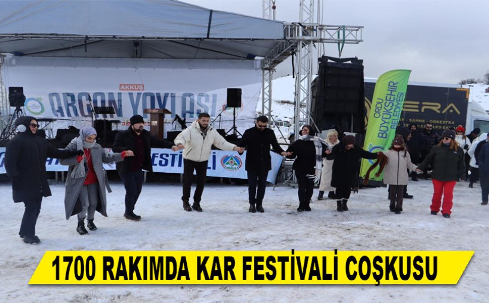 1700 RAKIMDA KAR FESTİVALİ COŞKUSU
