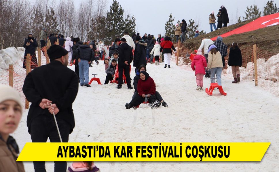 AYBASTI’DA KAR FESTİVALİ COŞKUSU