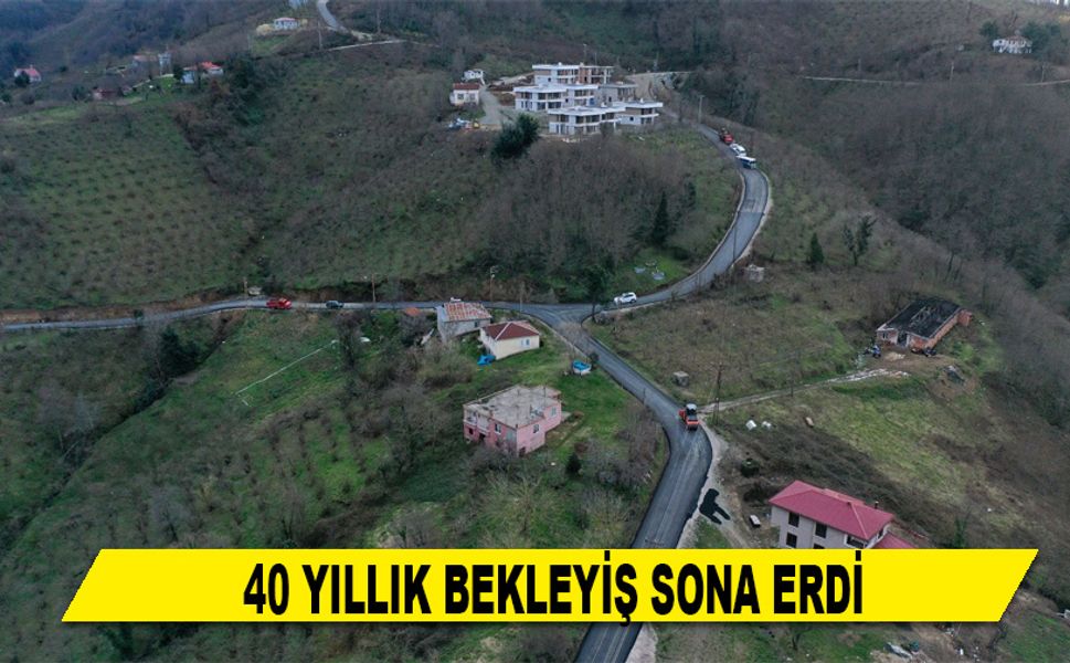 40 YILLIK BEKLEYİŞ SONA ERDİ
