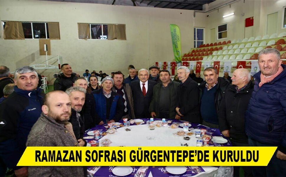 RAMAZAN SOFRASI GÜRGENTEPE’DE KURULDU