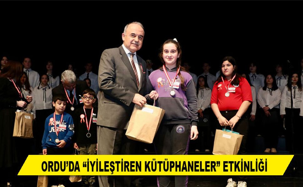 ORDU’DA “İYİLEŞTİREN KÜTÜPHANELER” ETKİNLİĞİ