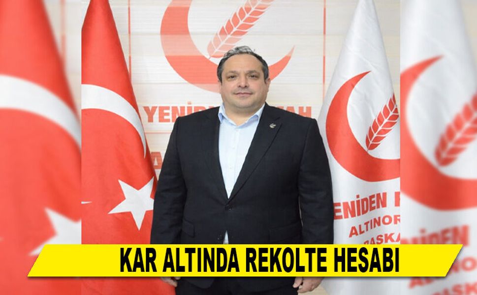 KAR ALTINDA REKOLTE HESABI