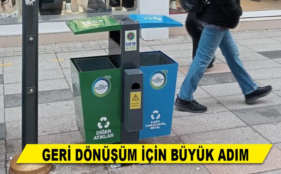 GERİ DÖNÜŞÜM İÇİN BÜYÜK ADIM